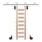 Meadow Lane Ladder 107 in. Pre-Finished Oak Bronze Hook with 8 ft. Rail Kit EG.300-107RO-08.07-PF - alternate 1
